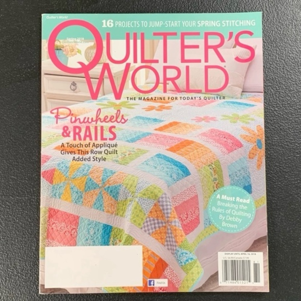 5 “April-May-Spring-Summer” Quilting Magazines. - Picture 15 of 16